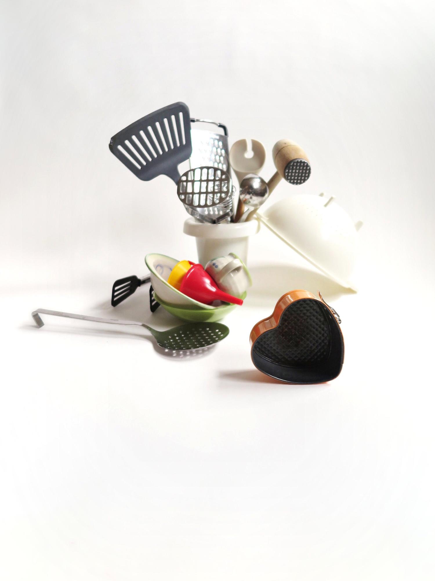 Set up della postazione con utensili e microplane